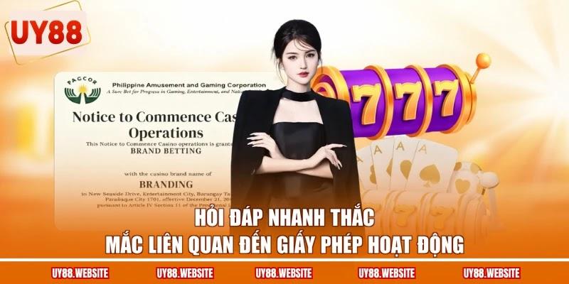 Hỏi đáp nhanh thắc mắc liên quan đến giấy phép hoạt động Hỏi đáp nhanh thắc mắc liên quan đến giấy phép hoạt động