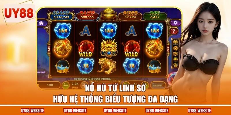 Nổ hũ Tứ Linh sở hữu hệ thống biểu tượng đa dạng