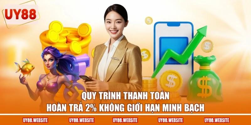 Quy trình thanh toán hoàn trả 2% không giới hạn minh bạch